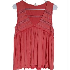POL Boho Flowy Baby Doll Tank